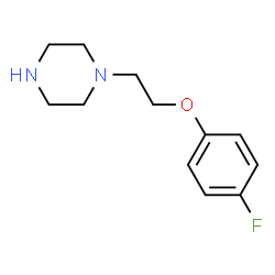 ChemSpider 2D Image | 1-[2-(4-Fluorophenoxy)ethyl]piperazine | C12H17FN2O