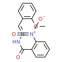 ChemSpider 2D Image | N'-[(E)-(2-Methoxyphenyl)methylene]-2-nitrobenzohydrazide | C15H13N3O4