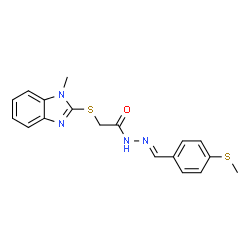 ChemSpider 2D Image | MFCD01914281 | C18H18N4OS2