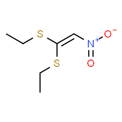 ChemSpider 2D Image | 1,1-Bis(ethylthio)-2-nitroethene | C6H11NO2S2