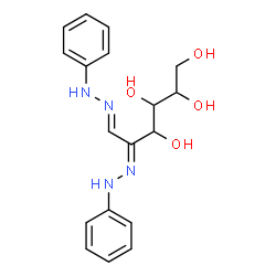 ChemSpider 2D Image | (5E,6E)-5,6-Bis(phenylhydrazono)-1,2,3,4-hexanetetrol | C18H22N4O4