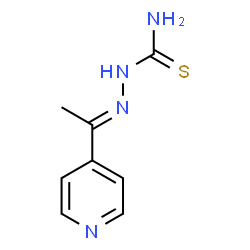 ChemSpider 2D Image | Methyl 4-pyridyl ketone thiosemicarbazone | C8H10N4S