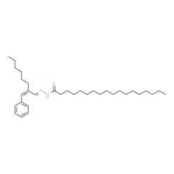 ChemSpider 2D Image | N'-[(1E,2Z)-2-Benzylideneoctylidene]octadecanehydrazide | C33H56N2O