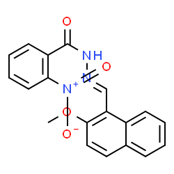 ChemSpider 2D Image | N'-[(E)-(2-Methoxy-1-naphthyl)methylene]-2-nitrobenzohydrazide | C19H15N3O4