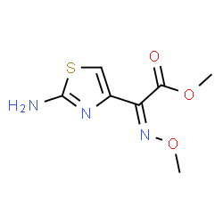 ChemSpider 2D Image | Methyl (2Z)-(2-amino-1,3-thiazol-4-yl)(methoxyimino)acetate | C7H9N3O3S