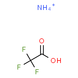 ChemSpider 2D Image | Acetic acid, 2,2,2-trifluoro-, ammonium salt (1:1) | C2H5F3NO2