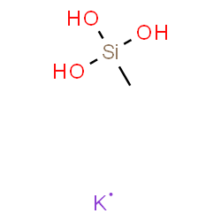 ChemSpider 2D Image | Silanetriol, 1-methyl-, potassium salt (1:1) | CH6KO3Si
