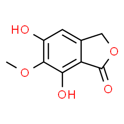 ChemSpider 2D Image | 5,7-Dihydroxy-6-methoxy-2-benzofuran-1(3H)-one | C9H8O5
