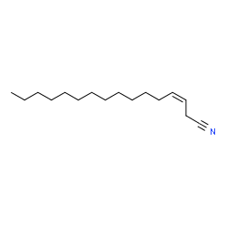 ChemSpider 2D Image | (3Z)-3-Hexadecenenitrile | C16H29N