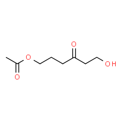 ChemSpider 2D Image | 6-Hydroxy-4-oxohexyl acetate | C8H14O4