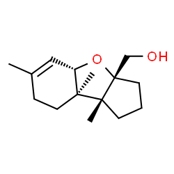 ChemSpider 2D Image | [(3aR,4aS,8aR,8bR)-6,8a,8b-Trimethyl-1,2,3,4a,7,8,8a,8b-octahydro-3aH-benzo[b]cyclopenta[d]furan-3a-yl]methanol | C15H24O2