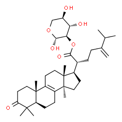 ChemSpider 2D Image | 2-O-(24-Methylene-3,21-dioxolanost-8-en-21-yl)-beta-D-xylopyranose | C36H56O7