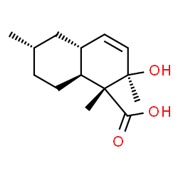 ChemSpider 2D Image | (1R,2R,4aR,6S,8aS)-2-Hydroxy-1,2,6-trimethyl-1,2,4a,5,6,7,8,8a-octahydro-1-naphthalenecarboxylic acid | C14H22O3
