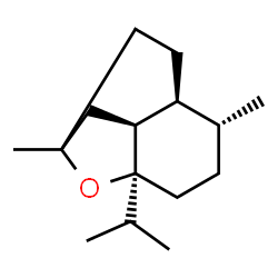 ChemSpider 2D Image | (4S,5R,8S,9S)-8-Isopropyl-1,5-dimethyl-11-oxatricyclo[6.2.1.0~4,9~]undecane | C15H26O