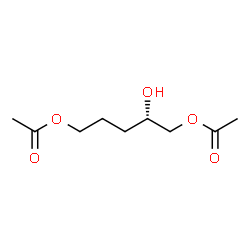 ChemSpider 2D Image | (2S)-5-Acetoxy-2-hydroxypentyl acetate | C9H16O5