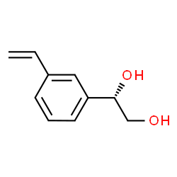 ChemSpider 2D Image | (1S)-1-(3-Vinylphenyl)-1,2-ethanediol | C10H12O2