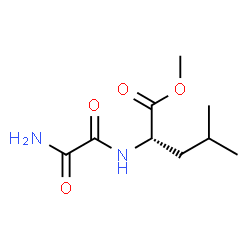 ChemSpider 2D Image | Methyl N-[amino(oxo)acetyl]-L-leucinate | C9H16N2O4