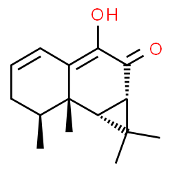 ChemSpider 2D Image | (4beta,5beta,6beta,7beta)-9-Hydroxyaristola-1,9-dien-8-one | C15H20O2