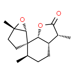 ChemSpider 2D Image | (1'R,3R,3aS,5'S,6R,7R,7aR)-3,5',6-Trimethyltetrahydro-4H-spiro[1-benzofuran-7,2'-[6]oxabicyclo[3.1.0]hexan]-2(3H)-one | C15H22O3