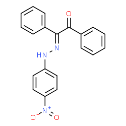 ChemSpider 2D Image | (2E)-2-[(4-Nitrophenyl)hydrazono]-1,2-diphenylethanone | C20H15N3O3