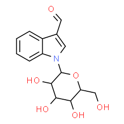 ChemSpider 2D Image | 1-Hexopyranosyl-1H-indole-3-carbaldehyde | C15H17NO6