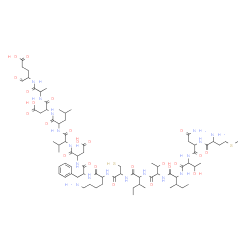 ChemSpider 2D Image | Methionylasparaginylthreonylisoleucylthreonylisoleucylcysteinyllysylphenylalanyl-alpha-aspartylvalylleucyl-alpha-aspartyl-N-(4-carboxy-1-oxo-2-butanyl)alaninamide | C74H121N17O24S2