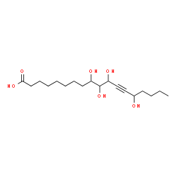 ChemSpider 2D Image | 9,10,11,14-Tetrahydroxy-12-octadecynoic acid | C18H32O6