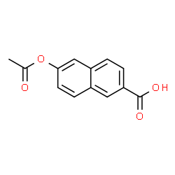 ChemSpider 2D Image | 6-Acetoxy-2-naphthoic acid | C13H10O4