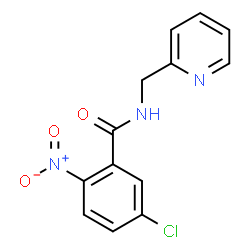 ChemSpider 2D Image | 5-Chloro-2-nitro-N-(2-pyridinylmethyl)benzamide | C13H10ClN3O3