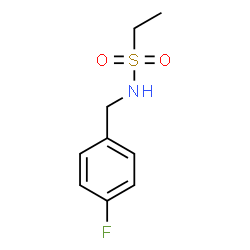 ChemSpider 2D Image | N-(4-Fluorobenzyl)ethanesulfonamide | C9H12FNO2S