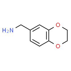 ChemSpider 2D Image | 2,3-Dihydro-1,4-benzodioxin-6-methanamine | C9H11NO2