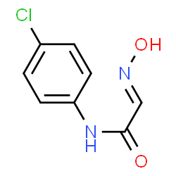 ChemSpider 2D Image | (2E)-N-(4-Chlorophenyl)-2-(hydroxyimino)acetamide | C8H7ClN2O2
