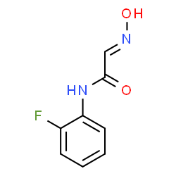 ChemSpider 2D Image | N-(2-fluorophenyl)-2-(N-hydroxyimino)acetamide | C8H7FN2O2
