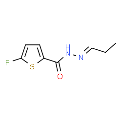 ChemSpider 2D Image | 5-Fluoro-N'-[(1E)-propylidene]-2-thiophenecarbohydrazide | C8H9FN2OS