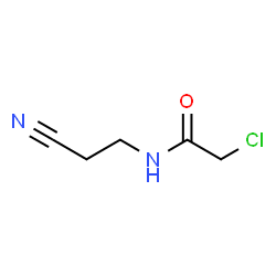 ChemSpider 2D Image | 2-Chloro-N-(2-cyanoethyl)acetamide | C5H7ClN2O