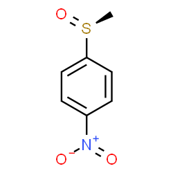 ChemSpider 2D Image | 1-[(S)-Methylsulfinyl]-4-nitrobenzene | C7H7NO3S