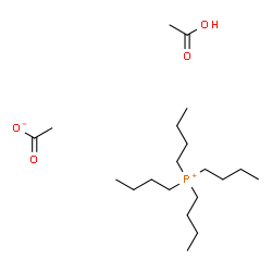 ChemSpider 2D Image | Tetrabutylphosphonium acetate acetic acid (1:1:1) | C20H43O4P