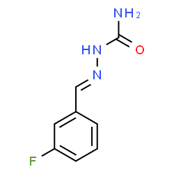 ChemSpider 2D Image | (2E)-2-(3-Fluorobenzylidene)hydrazinecarboxamide | C8H8FN3O