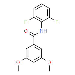 ChemSpider 2D Image | N-(2,6-Difluorophenyl)-3,5-dimethoxybenzamide | C15H13F2NO3