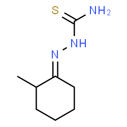 ChemSpider 2D Image | (2E)-2-(2-Methylcyclohexylidene)hydrazinecarbothioamide | C8H15N3S