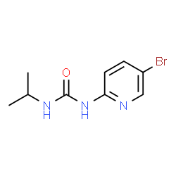 ChemSpider 2D Image | 1-(5-Bromo-2-pyridinyl)-3-isopropylurea | C9H12BrN3O