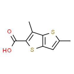 ChemSpider 2D Image | 3,5-Dimethylthieno[3,2-b]thiophene-2-carboxylic acid | C9H8O2S2