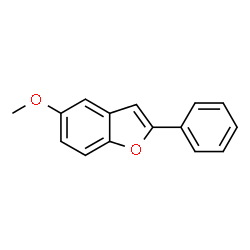 ChemSpider 2D Image | 5-Methoxy-2-phenyl-1-benzofuran | C15H12O2