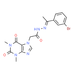 ChemSpider 2D Image | MFCD02076862 | C17H17BrN6O3