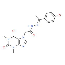ChemSpider 2D Image | MFCD02668482 | C17H17BrN6O3