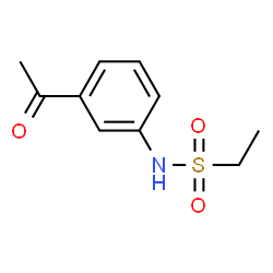 ChemSpider 2D Image | N-(3-Acetylphenyl)ethanesulfonamide | C10H13NO3S