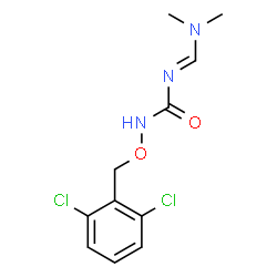 ChemSpider 2D Image | 1-[(2,6-Dichlorobenzyl)oxy]-3-[(E)-(dimethylamino)methylene]urea | C11H13Cl2N3O2