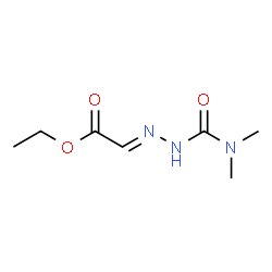 ChemSpider 2D Image | Ethyl (2E)-[(dimethylcarbamoyl)hydrazono]acetate | C7H13N3O3