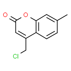 ChemSpider 2D Image | 4-(Chloromethyl)-7-methyl-2H-chromen-2-one | C11H9ClO2