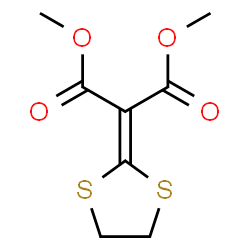 ChemSpider 2D Image | Dimethyl 1,3-dithiolan-2-ylidenemalonate | C8H10O4S2